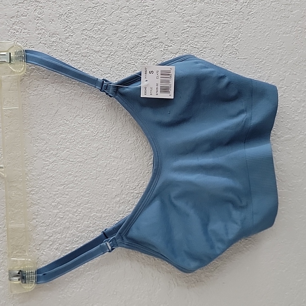 Motherhood Women's S Blue Maternity Bra NWT